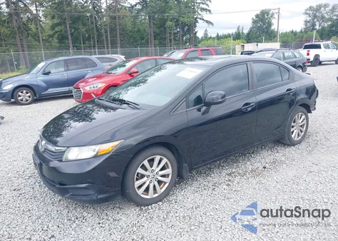 2012 Honda Civic Ex from USA, damaged, VIN 19XFB2F89CE391173